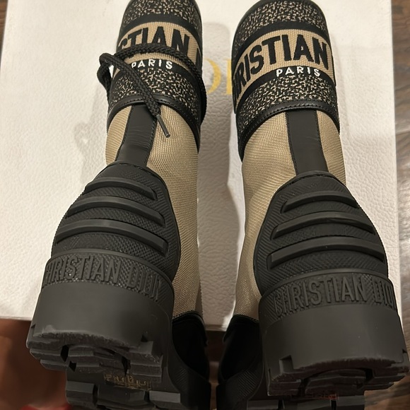CHRISTIAN DIOR
Canvas Printed Combat Boots - Picture 5 of 11